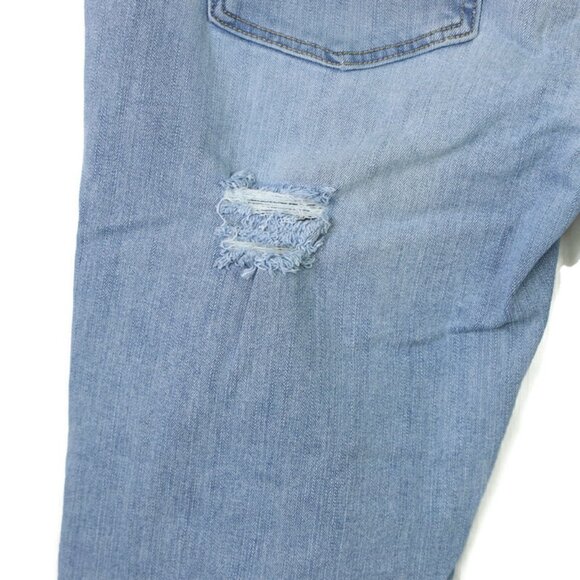 American‎ Eagle Artist Crop Jeans Size 12 Regular Super Stretch X4 Destroyed - Picture 9 of 9